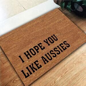 Doormat Funny Doormat I Hope You Like Aussies Entrance Floor Mat Rubber Non Slip